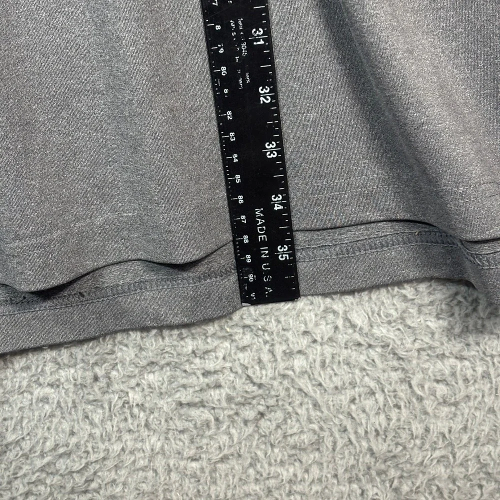 Adidas Polo Shirt Men 5XL Grey Performance Golf Short Sleeve Stretch Heathered